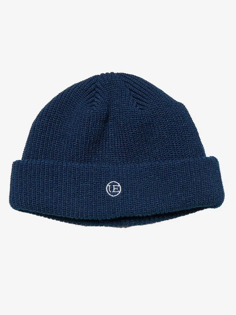 Cappello blu 'Watch Cap' in maglia di acrilico