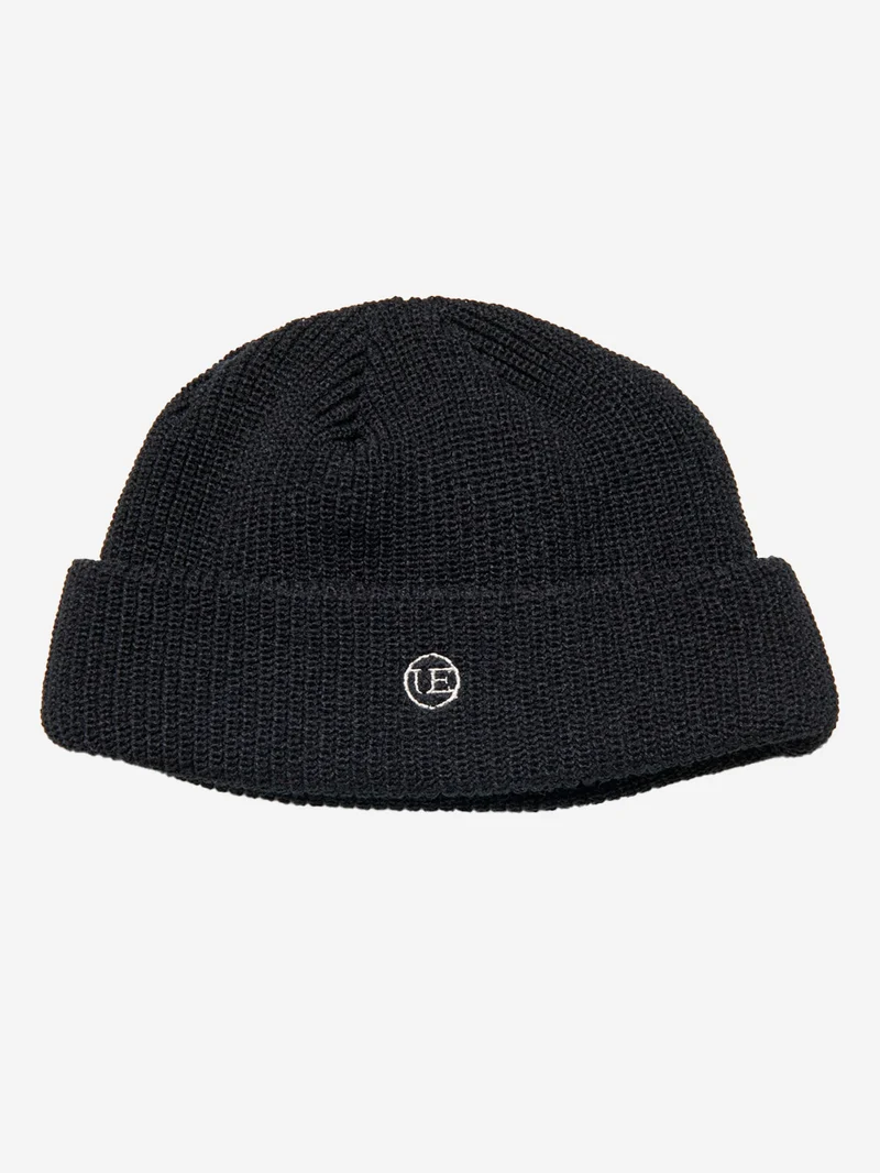 Cappello nero 'Watch Cap' in maglia di acrilico