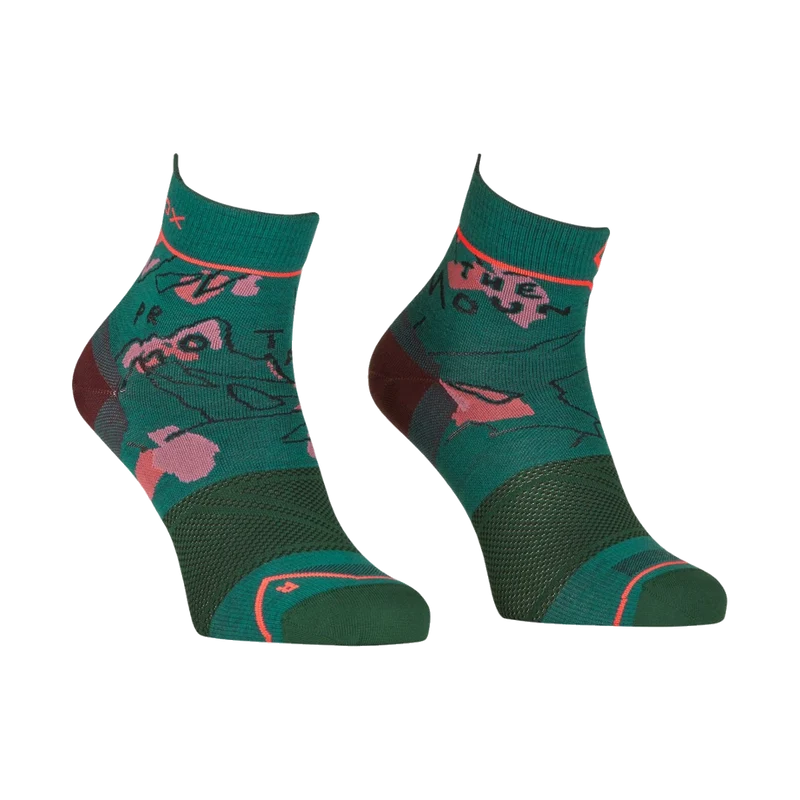 Ortovox Alpine Light Quarter Socks W Green