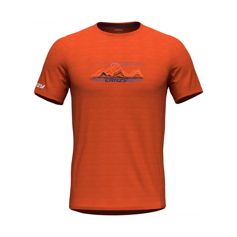 Crazy Idea Shirt Logo Orange