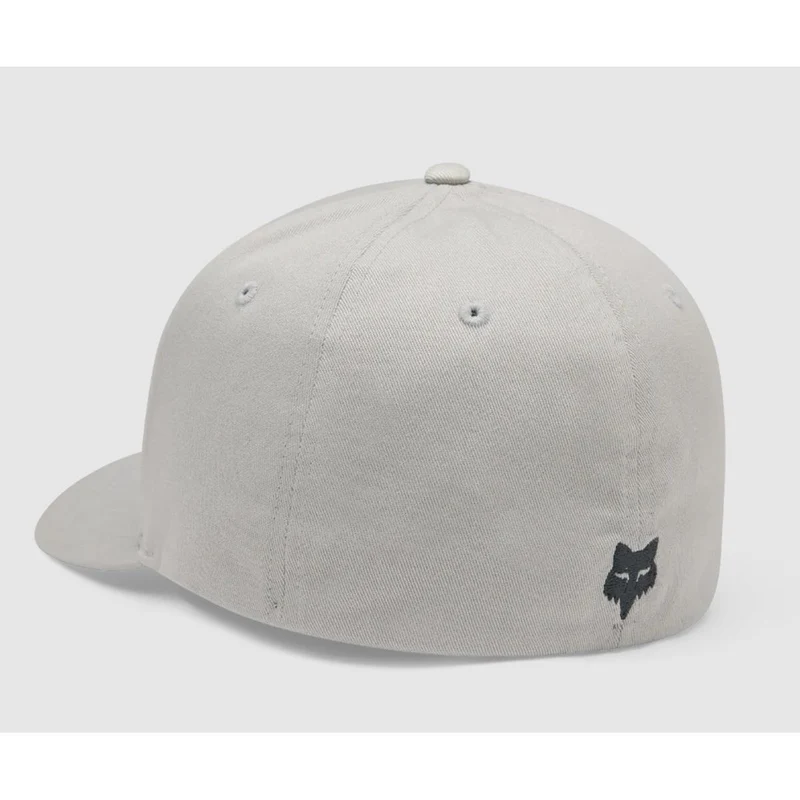 FOX Badge Flexfit Cap Hellgrau