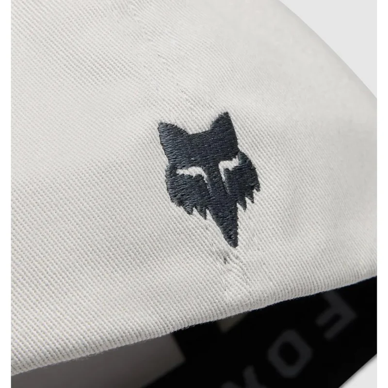 FOX Badge Flexfit Cap Hellgrau