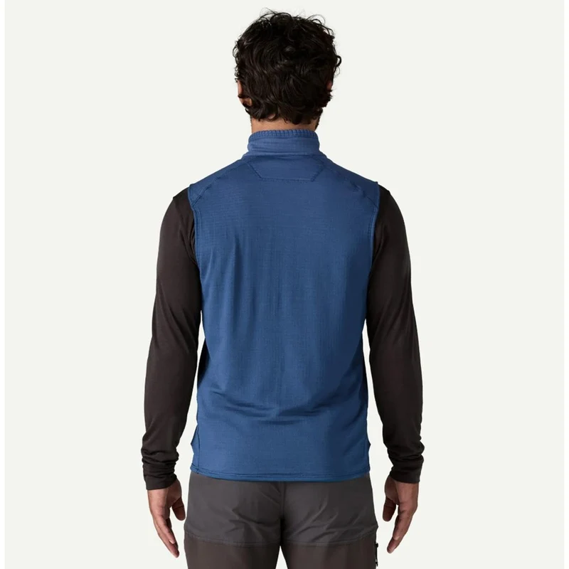 Patagonia M`s R1 Vest clement blue Herren Fleeceweste