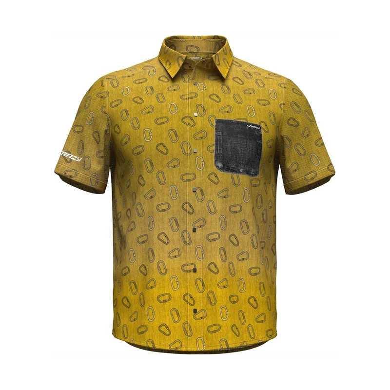 Crazy Idea Shirt Lumberjack Yellow