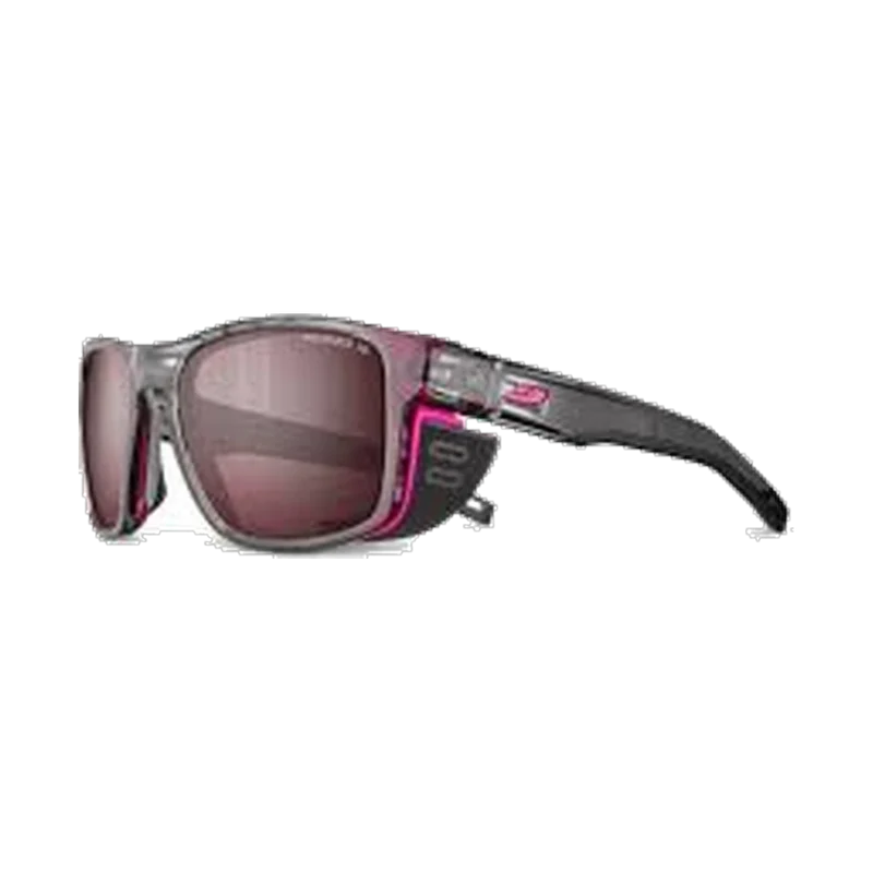Julbo Shield M Spectron 3 HD Rose, kompakte Gletscherbrille mit hoher Kontrastsicht