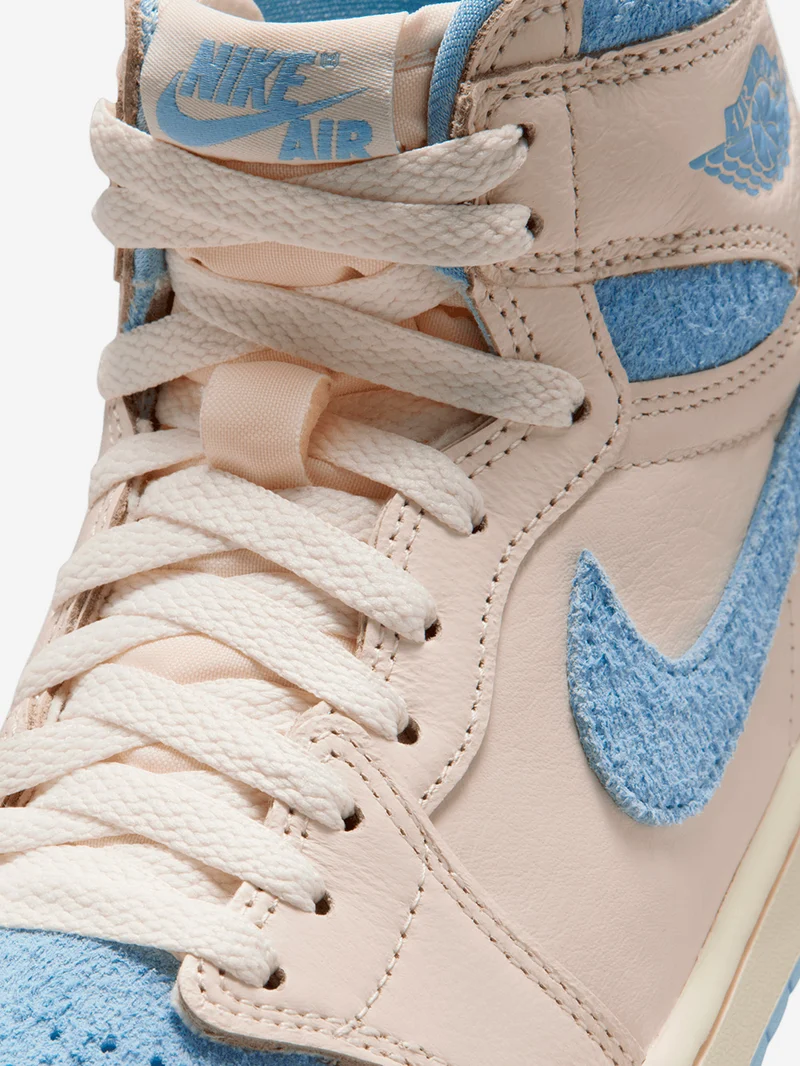 W Air Jordan 1 Retro High OG 'Psychic Blue' and Pale Ivory