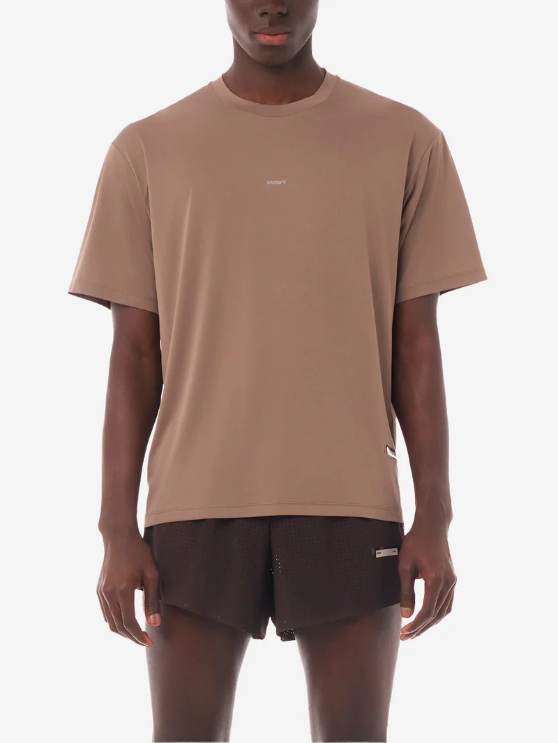 AuraLite T-Shirt Running marrone Ultraleggera in Poliestere Riciclato