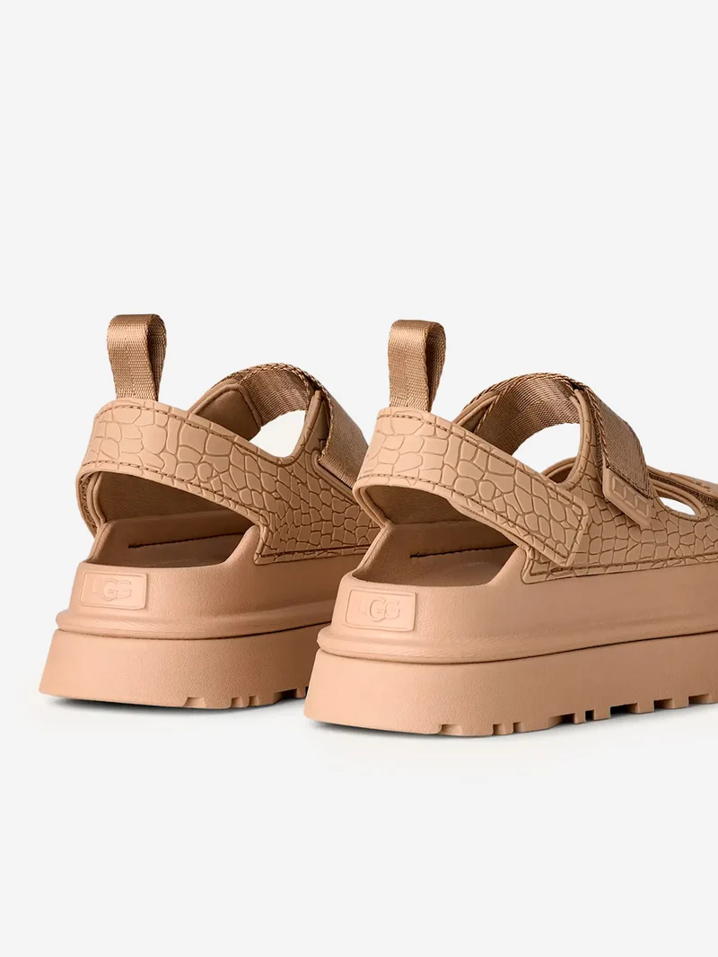 W Sandali GoldenGlow Embossed 'Mustard Seed'