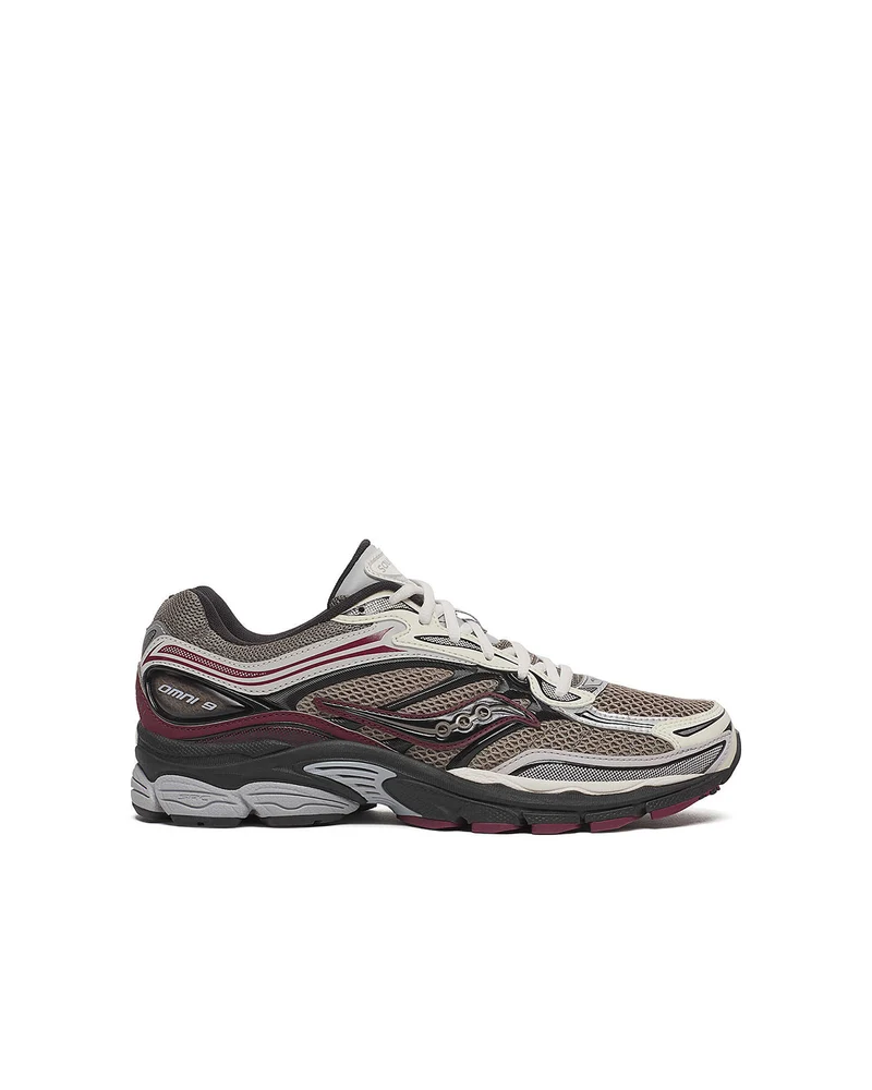 Saucony Progrid Omni 9 Tan / Maroon