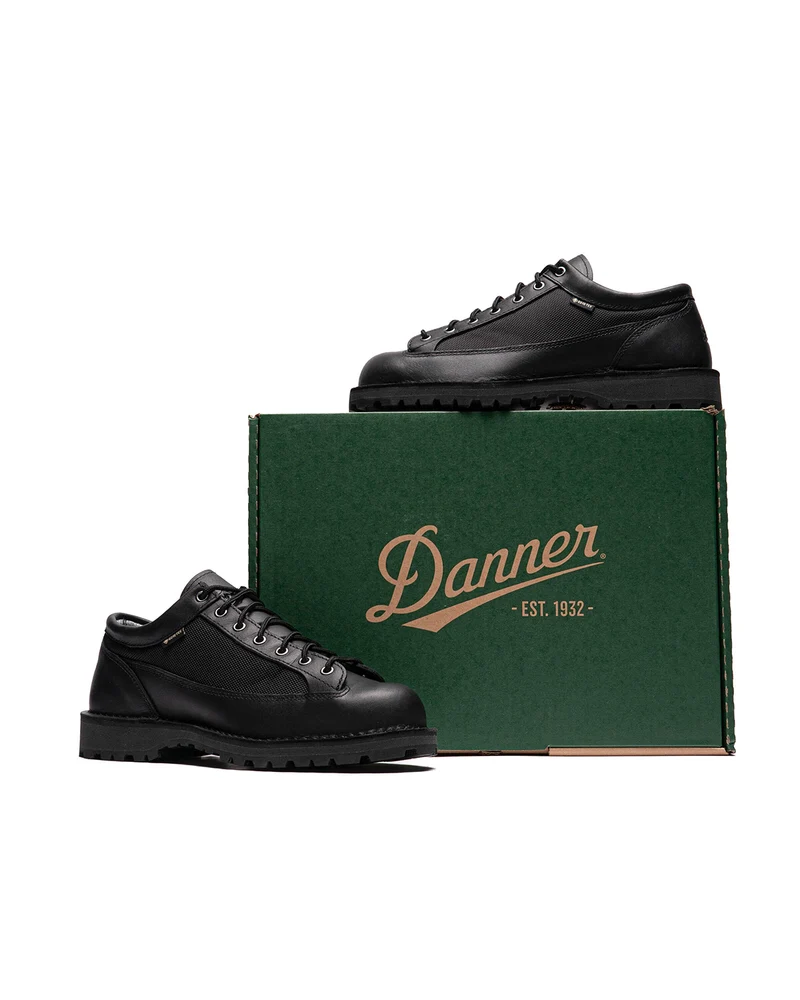 Danner Field Low ID Gore-Tex Jet Black