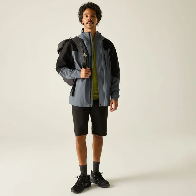 Regatta Freesdale Herren Regenjacke darkstorm-black