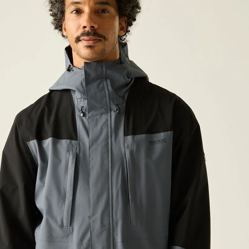 Regatta Freesdale Herren Regenjacke darkstorm-black