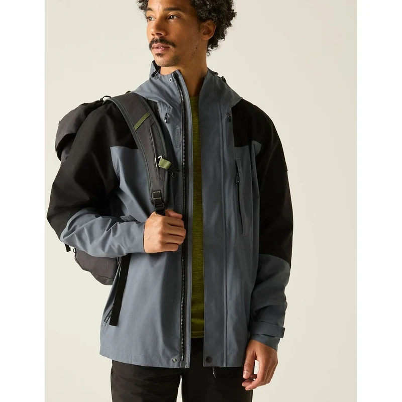 Regatta Freesdale Herren Regenjacke darkstorm-black
