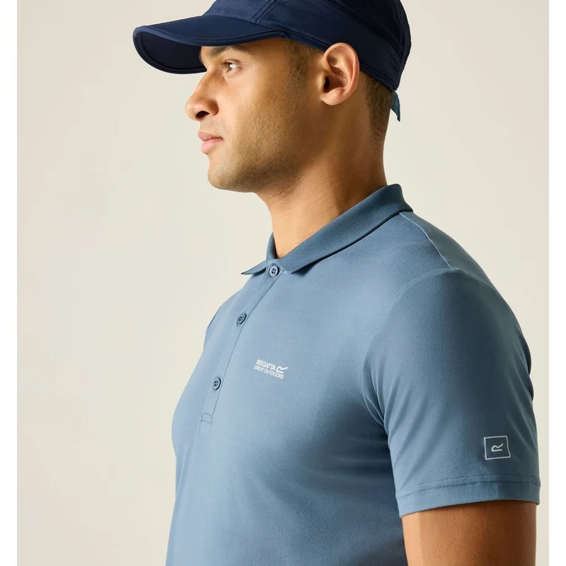 Regatta Maverik Stretch Poloshirt Herren china-blue