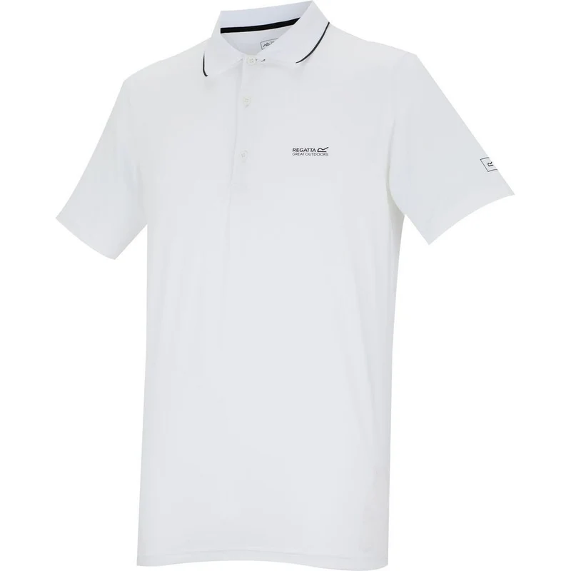 Regatta Maverik Stretch Poloshirt Herren white