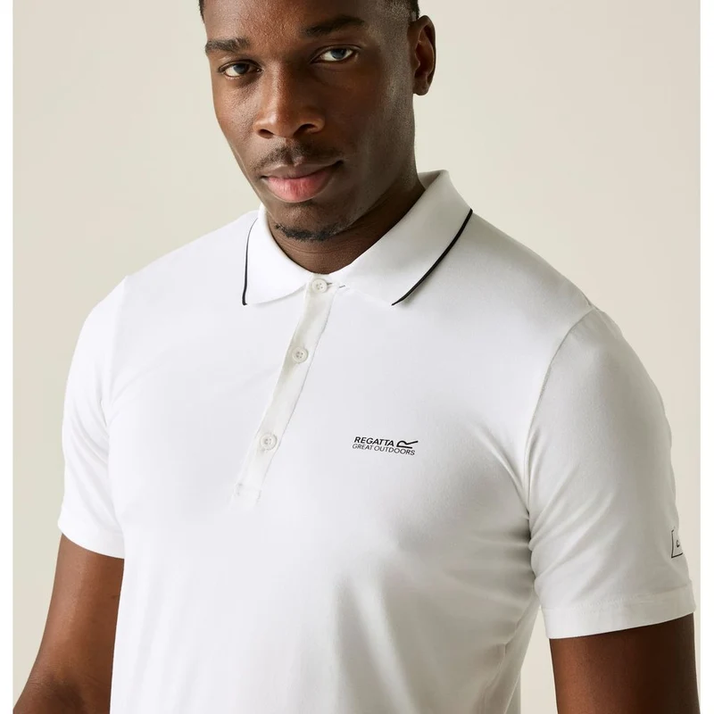 Regatta Maverik Stretch Poloshirt Herren white
