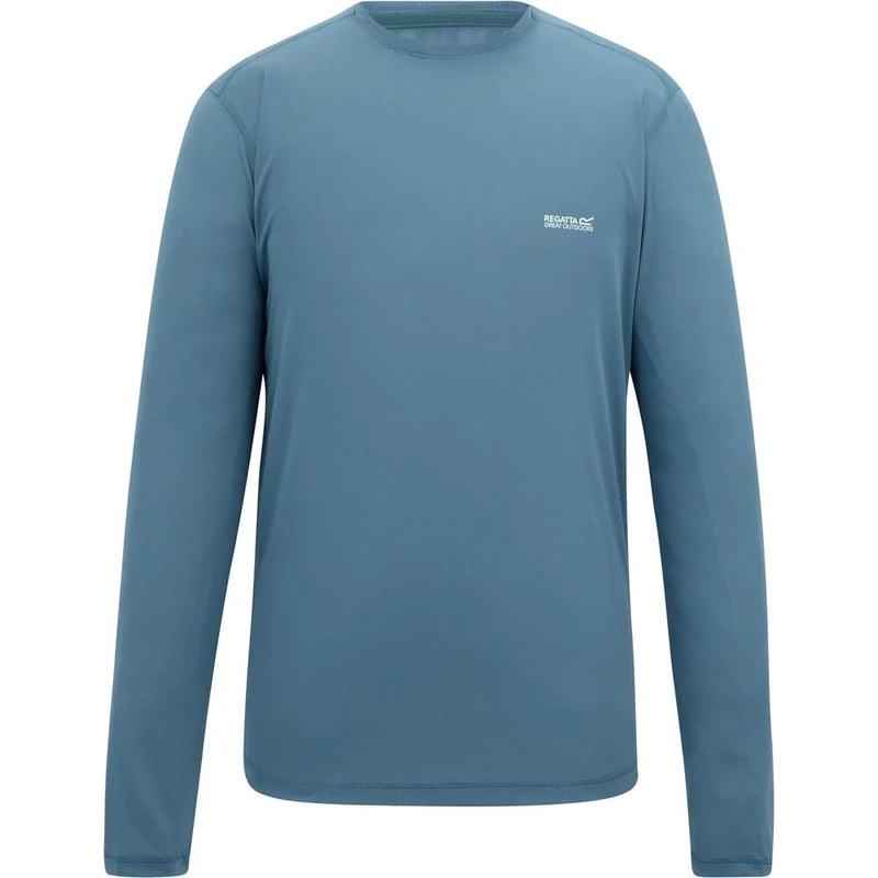 Regatta Mindo Anti Insect Langarmshirt Herren china-blue