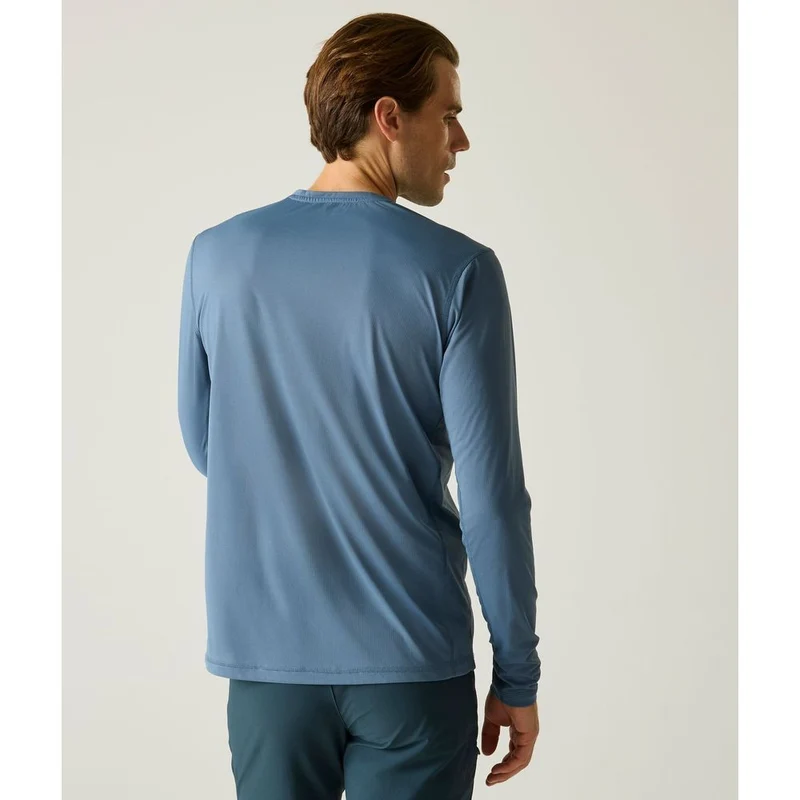 Regatta Mindo Anti Insect Langarmshirt Herren china-blue