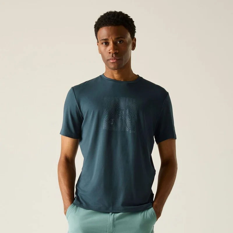 Regatta Fingal Stretch T-Shirt Herren night-sky