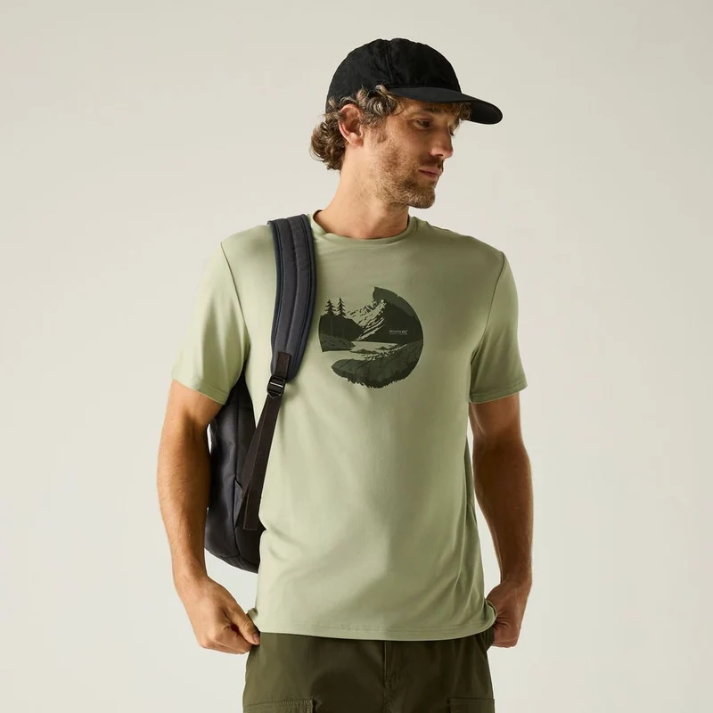 Regatta Fingal Stretch T-Shirt Herren light-sage