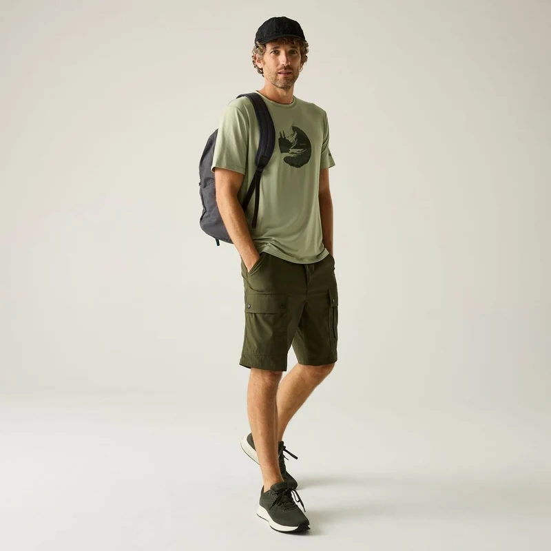 Regatta Fingal Stretch T-Shirt Herren light-sage
