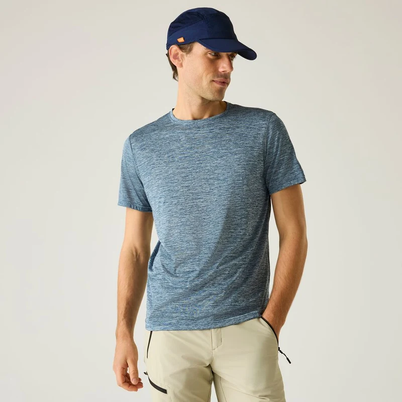 Regatta Fingal Edition Marl Funktionsshirt Herren china-blue