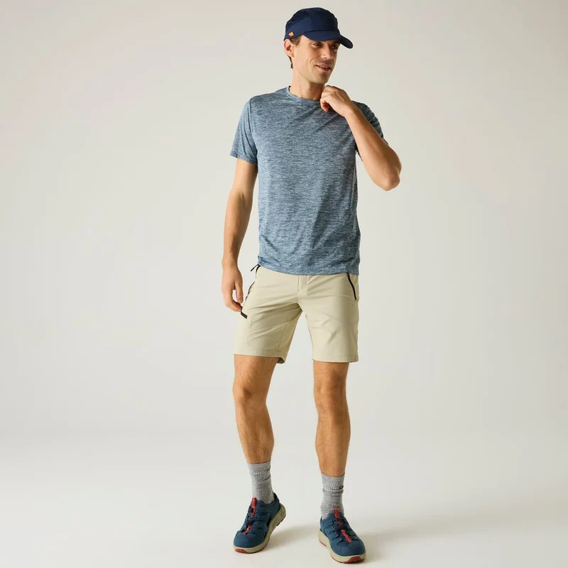 Regatta Fingal Edition Marl Funktionsshirt Herren china-blue