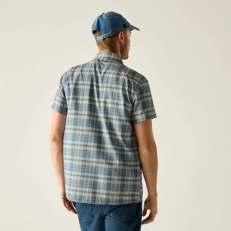 Regatta Anti Insect Travel Light Hemd Herren china-blue-check