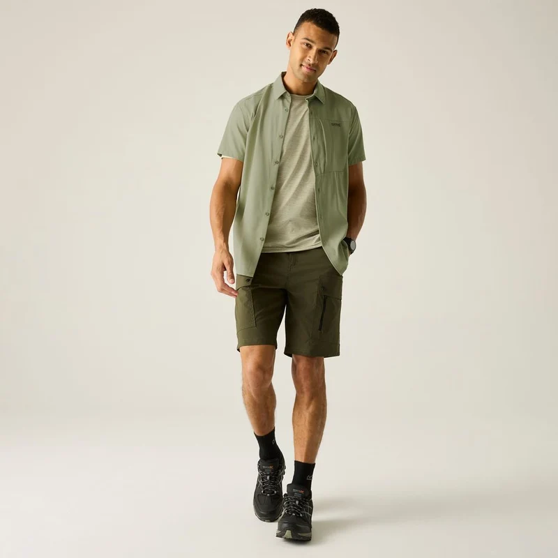 Regatta Anti Insect Travel Light Hemd Herren light-sage