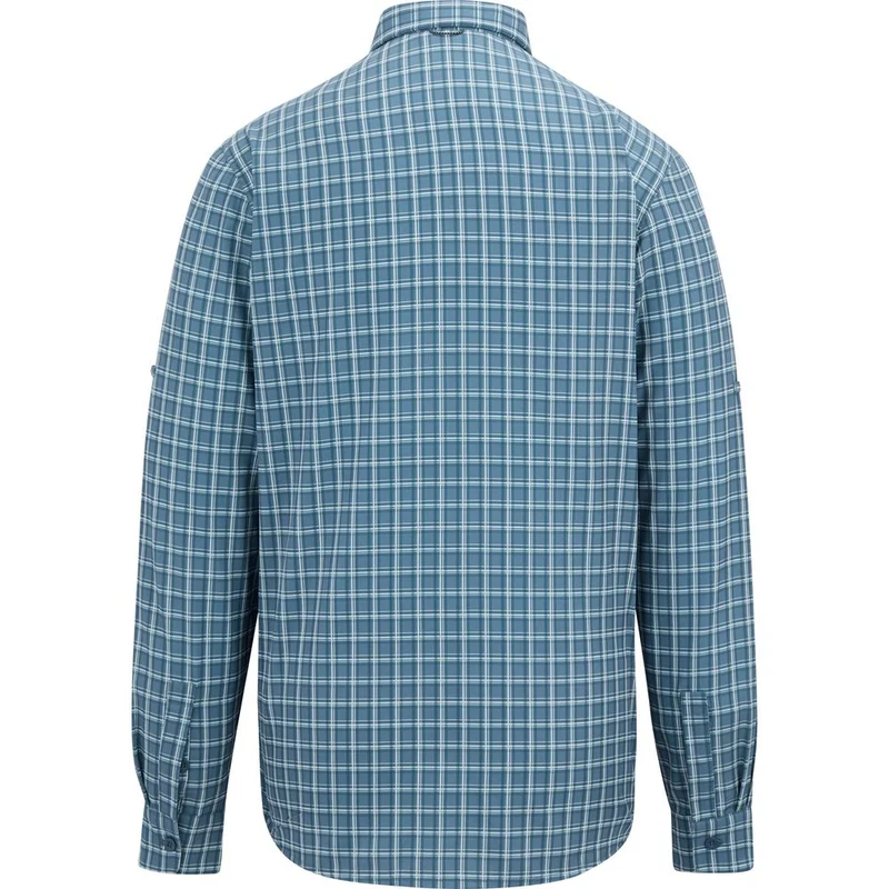 Regatta Anti Insect Travel Light Langarmhemd Herren china-blue check