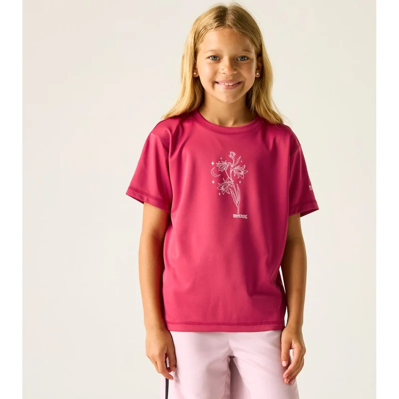 Regatta Aria Funktionsshirt Kinder deep-pink
