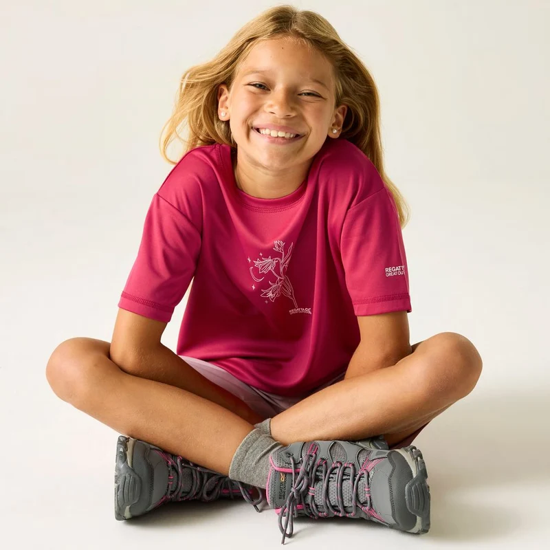Regatta Aria Funktionsshirt Kinder deep-pink