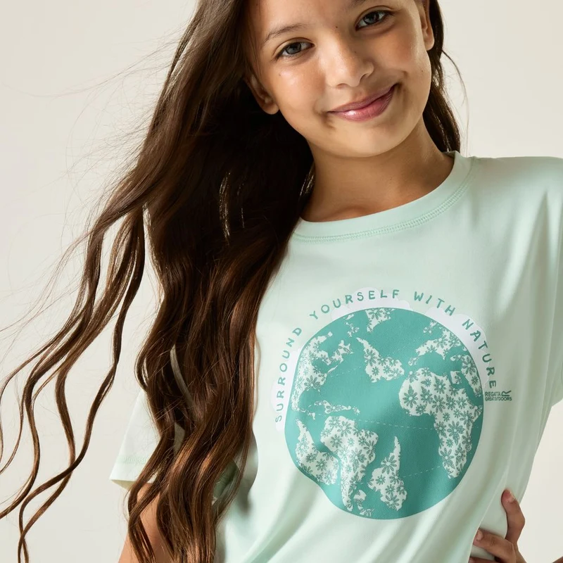 Regatta Aria Funktionsshirt Kinder oceanmist