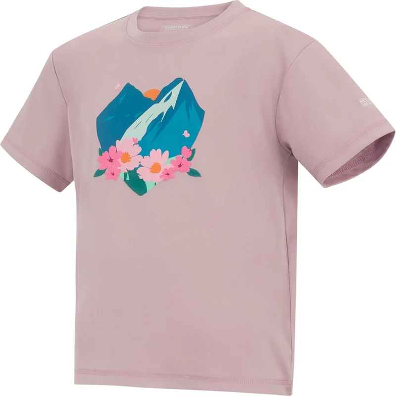 Regatta Aria Funktionsshirt Kinder powder-lilac