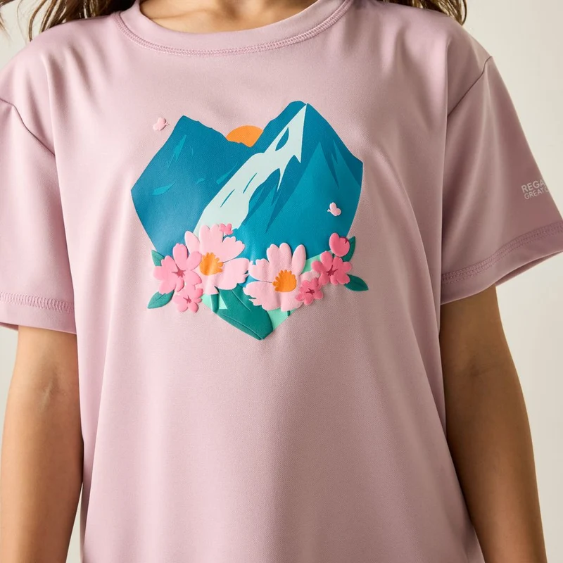 Regatta Aria Funktionsshirt Kinder powder-lilac