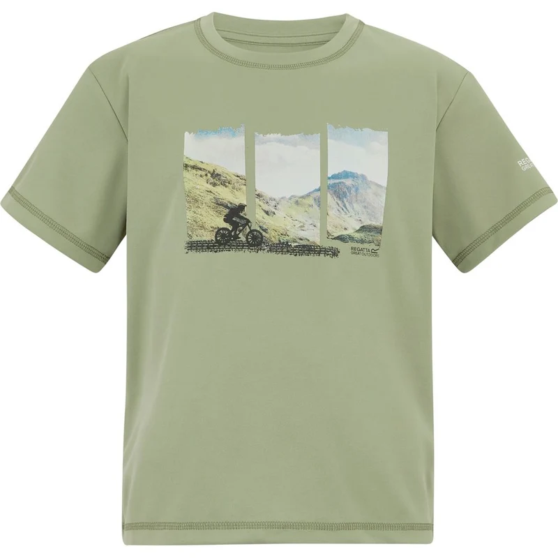 Regatta Alvarado Funktionsshirt Kinder light-sage