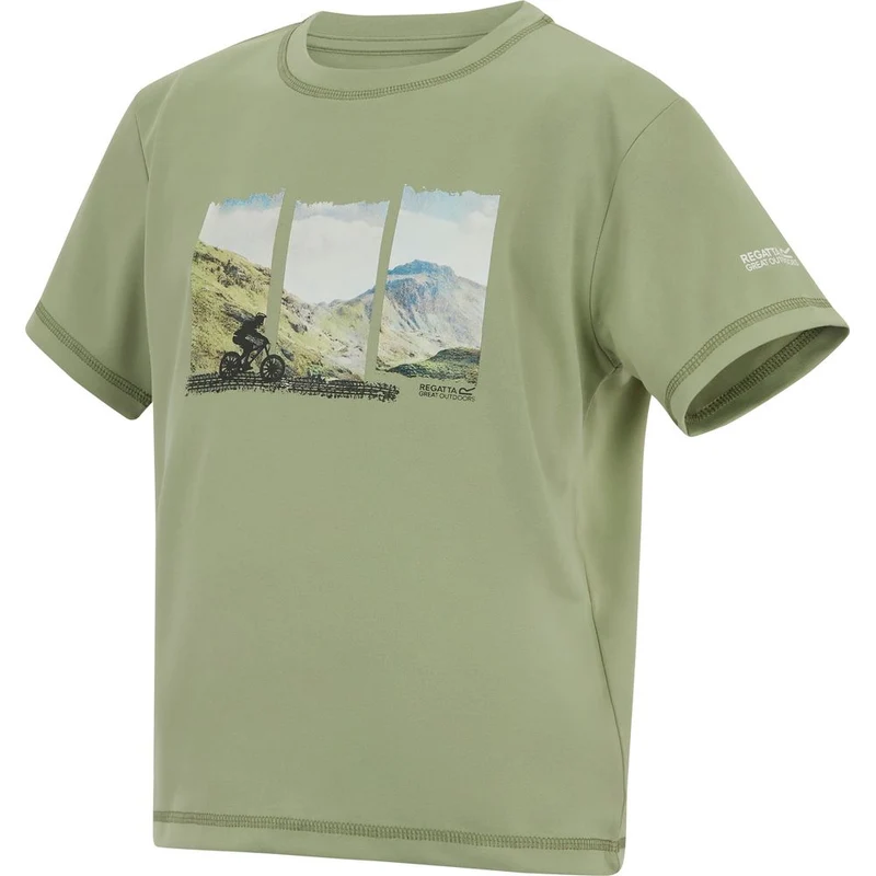 Regatta Alvarado Funktionsshirt Kinder light-sage