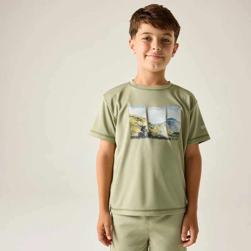 Regatta Alvarado Funktionsshirt Kinder light-sage