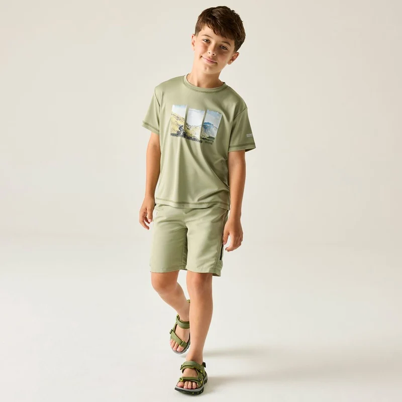 Regatta Alvarado Funktionsshirt Kinder light-sage