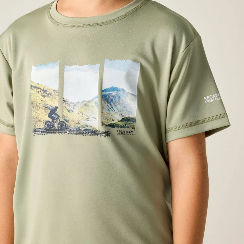 Regatta Alvarado Funktionsshirt Kinder light-sage