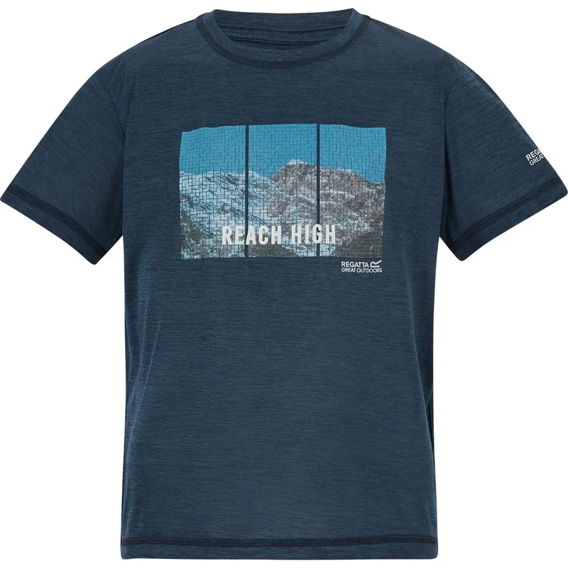 Regatta Alvarado Funktionsshirt Kinder navy-marl