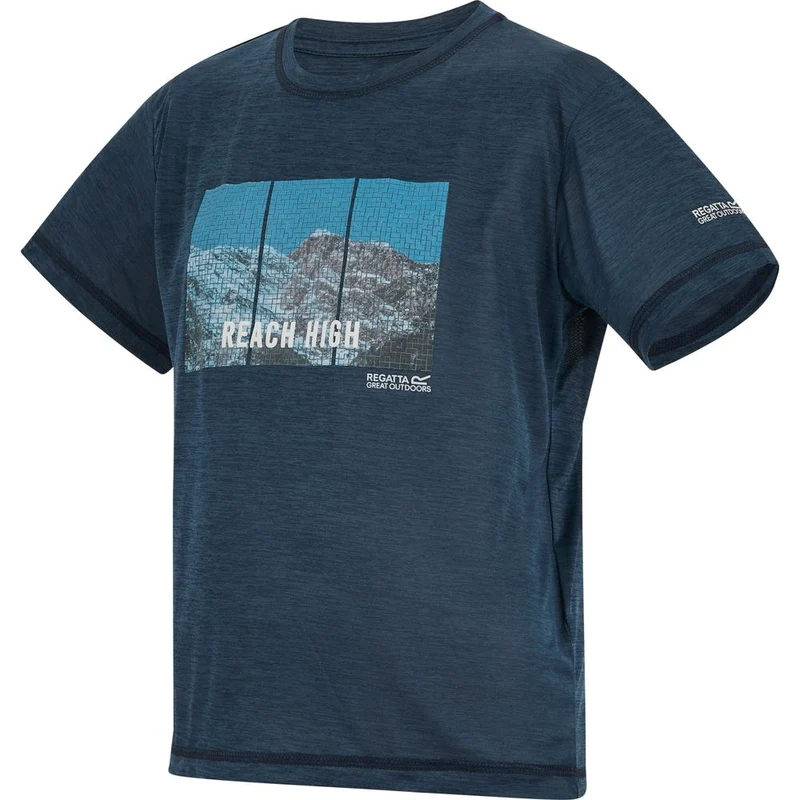 Regatta Alvarado Funktionsshirt Kinder navy-marl
