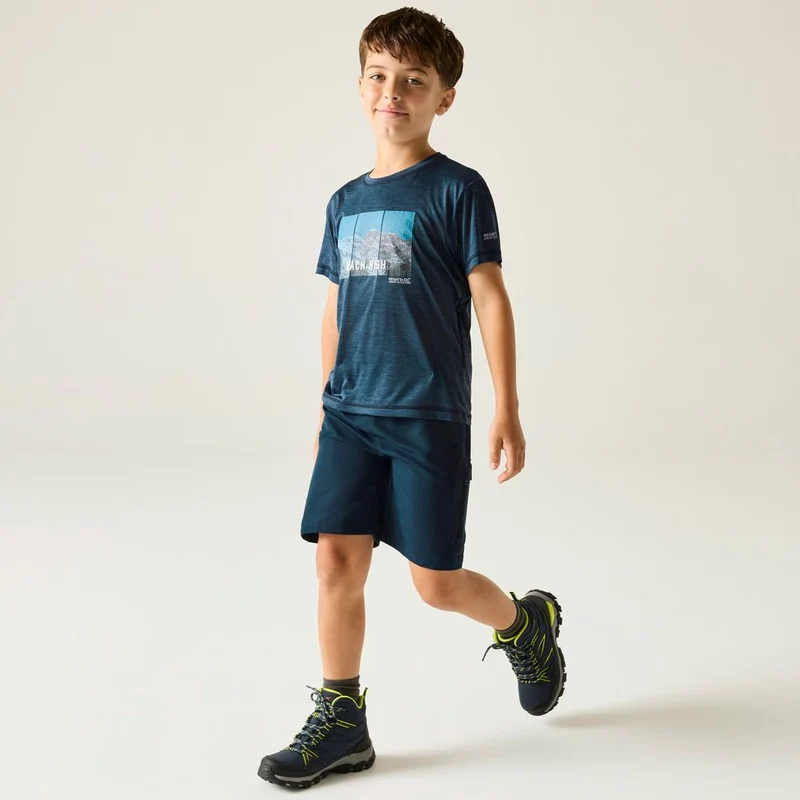 Regatta Alvarado Funktionsshirt Kinder navy-marl