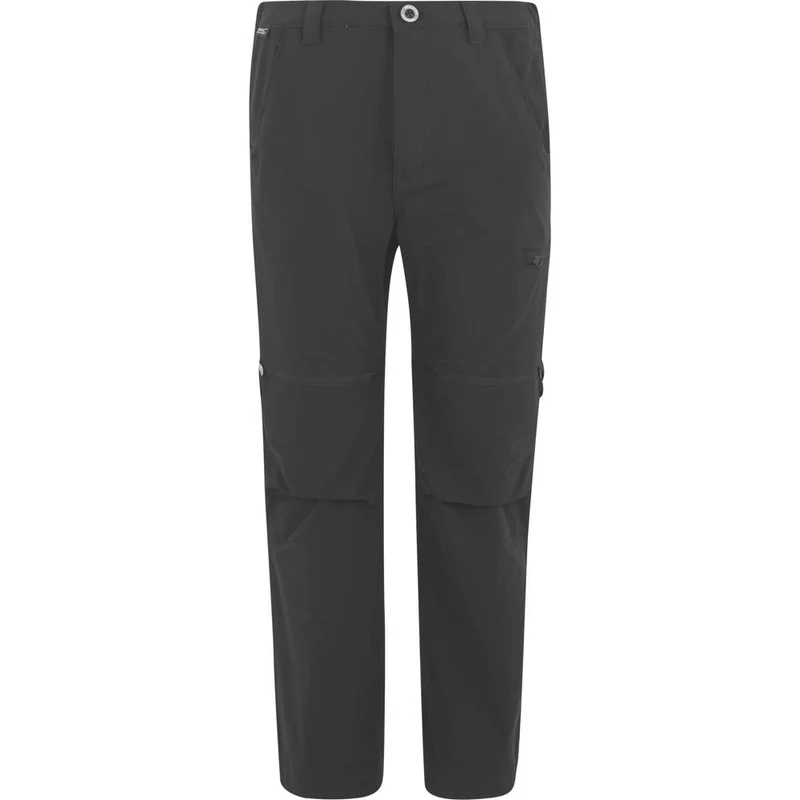 Regatta Highton Stretch Zip Off Walking Kinder Outdoorhose dark grey