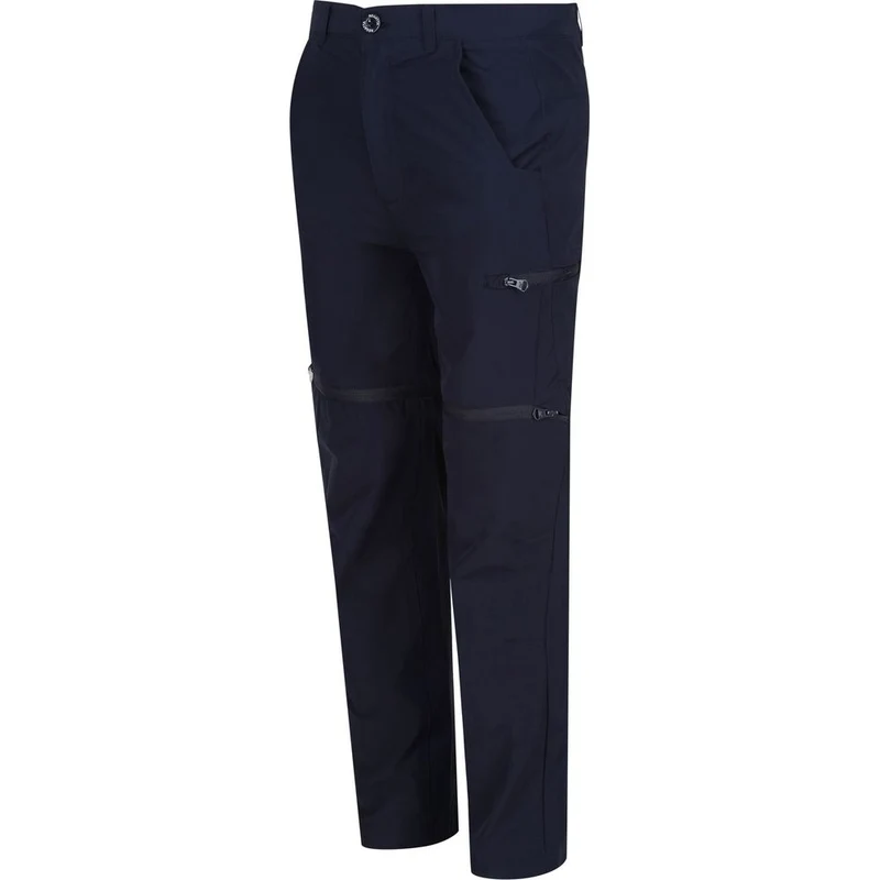 Regatta Highton Stretch Zip Off Kinder Outdoorhose navy