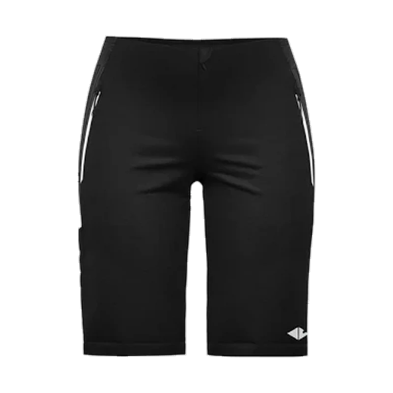 Crazy Idea Short Alpinstar W Black, leichte Damen-Shorts für Bergsport und Trail