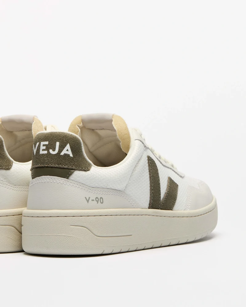 Veja V-90 B-Mesh White Khaki