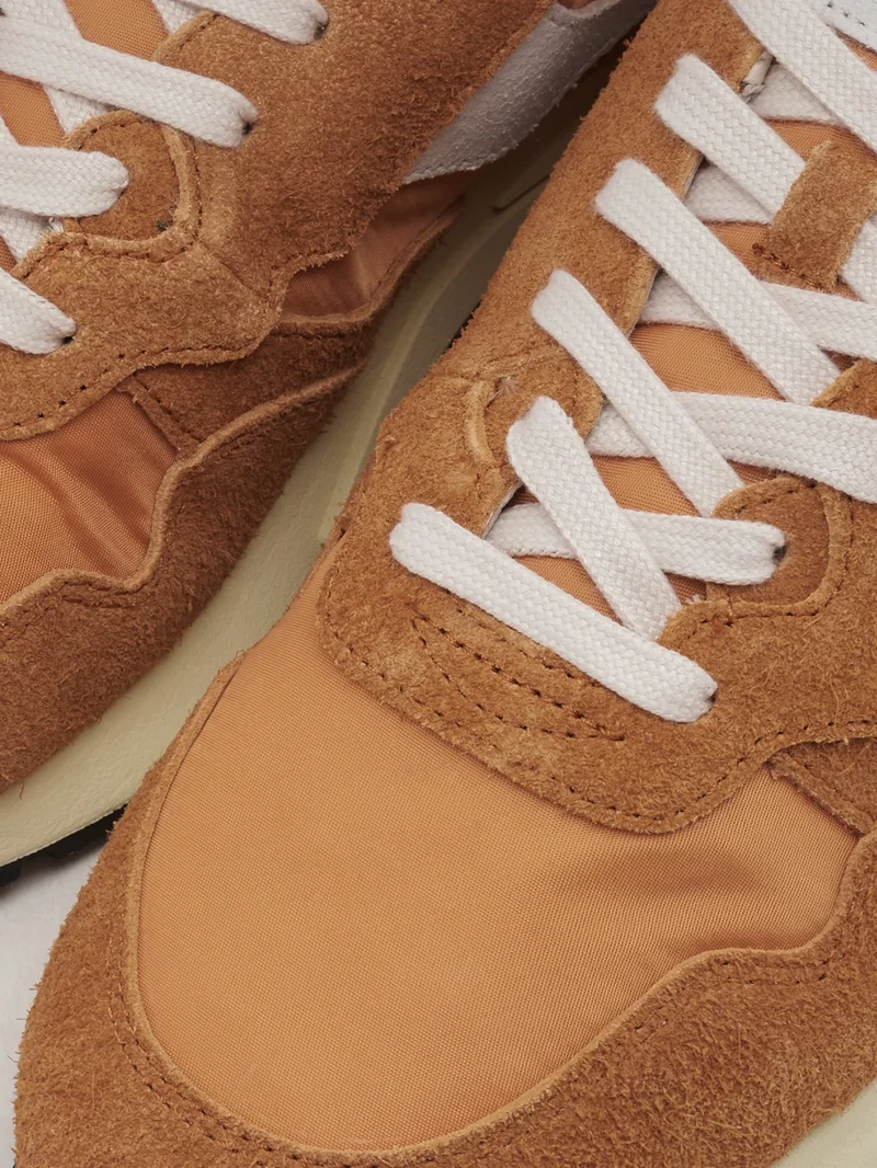 Reelwind in suede e nylon marrone