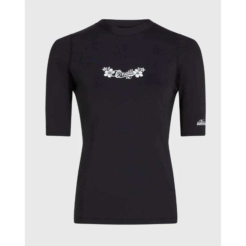O`Neill Skins S/SLV Swimshirt Damen black out