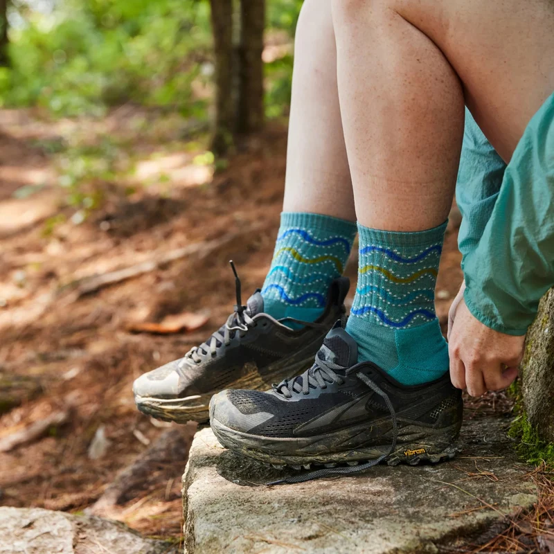Darn Tough | 1943 Wandering Stripe | Micro Crew | Cushion | Dames